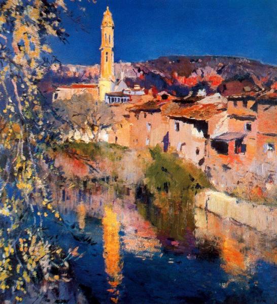 Paisaje. Vilanova by Joaquin Mir Trinxet