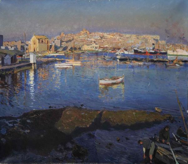 Puerto De Tarragona by Joaquin Mir Trinxet