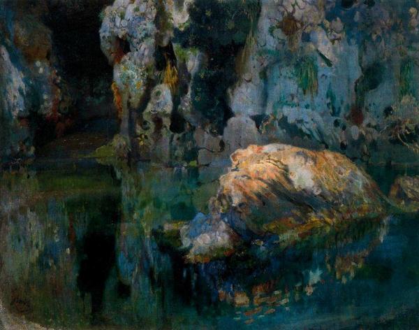 The Rock In The Pond by Joaquin Mir Trinxet