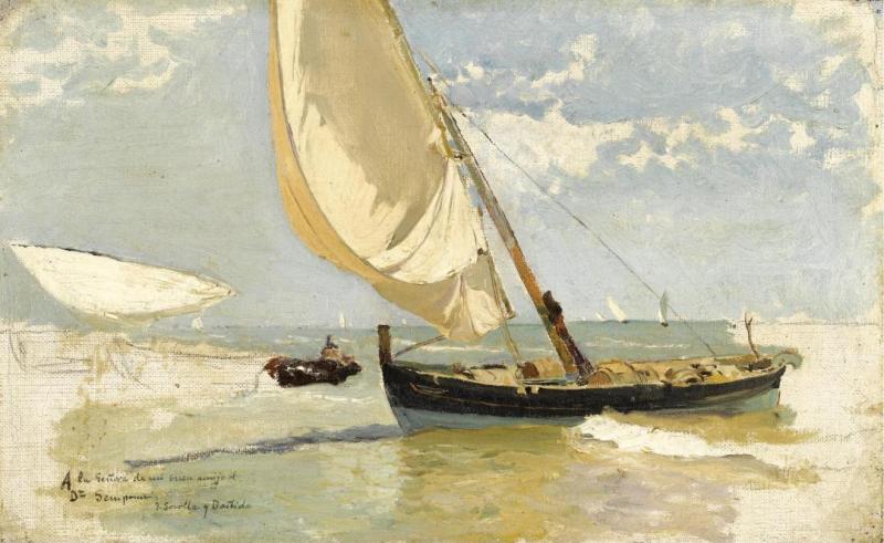 Estudio De Playa by Joaquín Sorolla