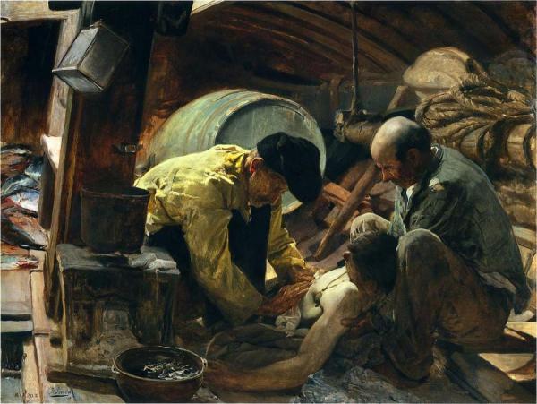 And They Still Say Fish Is Expensive by Joaquín Sorolla