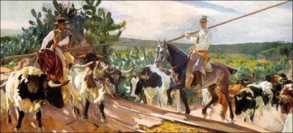 Andalusia, The Round Up by Joaquín Sorolla