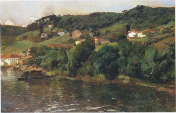 Asturian Landscape by Joaquín Sorolla
