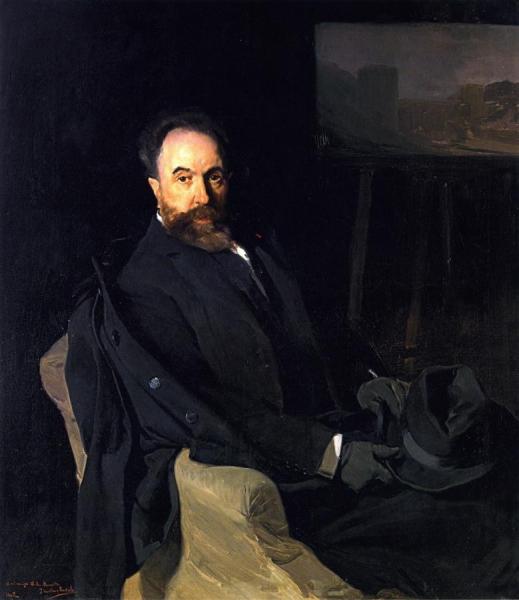 Aureliano De Beruete by Joaquín Sorolla
