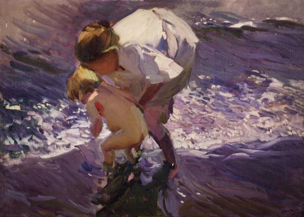 Bano En La Playa by Joaquín Sorolla