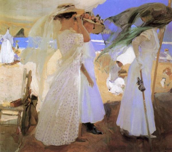 Beneath The Canopy by Joaquín Sorolla