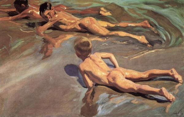 Boys On The Beach by Joaquín Sorolla