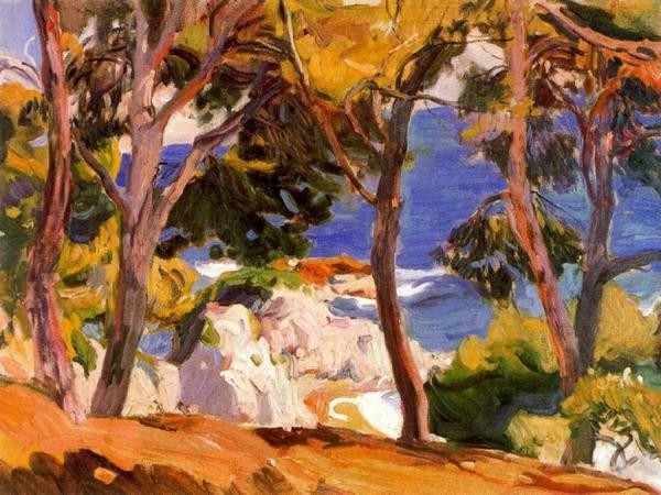 Coast At Santa Cristina by Joaquín Sorolla