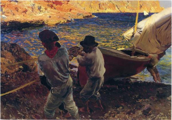 End Of The Day, Javea by Joaquín Sorolla