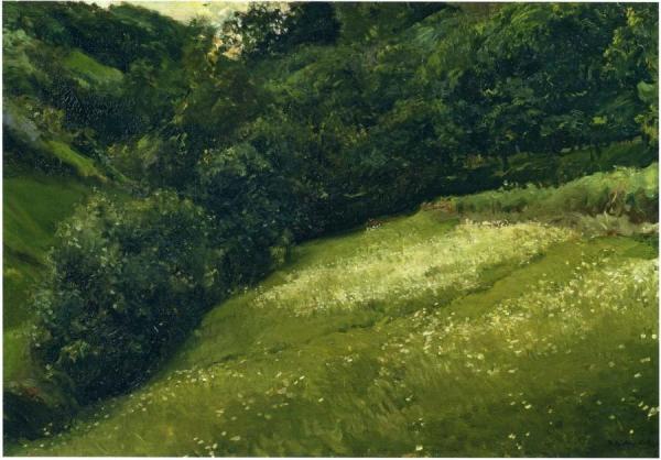 Field In Asturias by Joaquín Sorolla