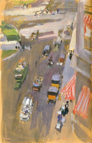 Fifth Avenue, New York by Joaquín Sorolla