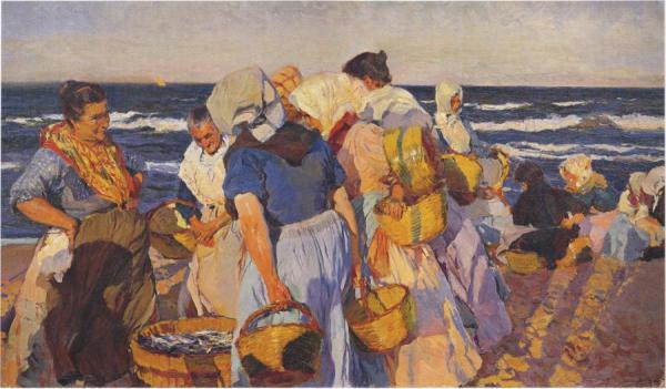 Fisherwomen by Joaquín Sorolla