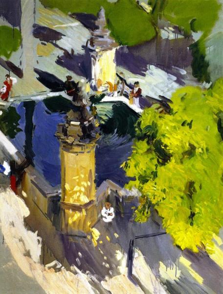 Fountain Of The Mosque, Cordoba by Joaquín Sorolla
