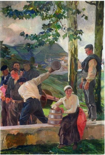 Game Of Skittles by Joaquín Sorolla