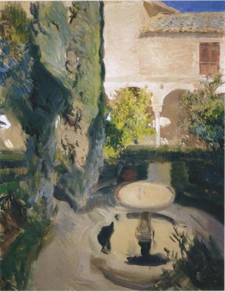 Garden Of Lindaraja by Joaquín Sorolla