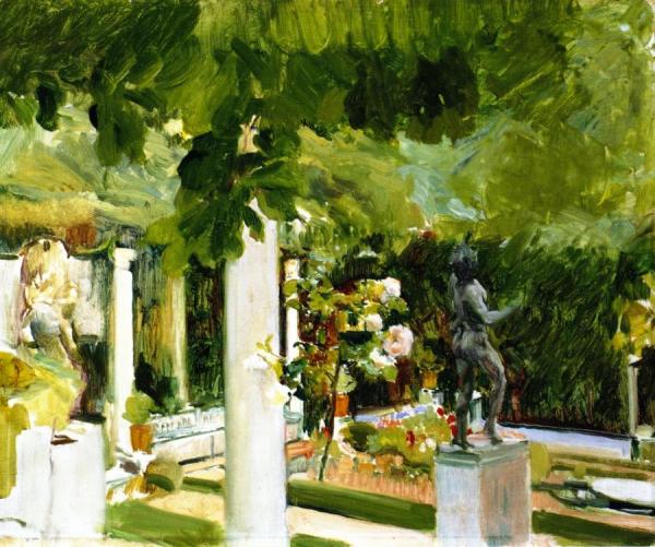 Garden Of The Sorolla House by Joaquín Sorolla
