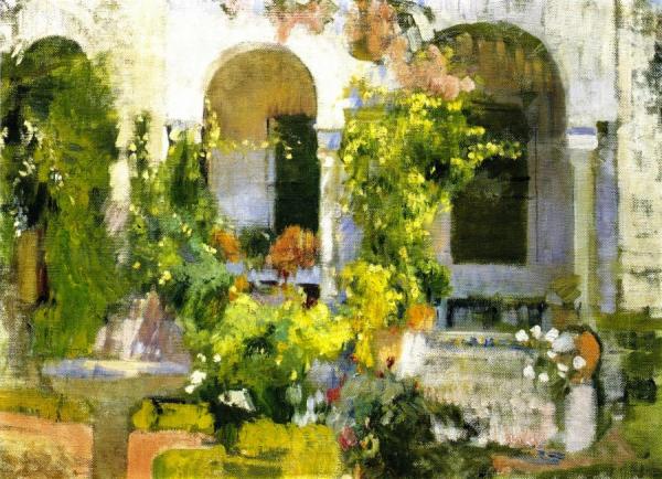 Garden Of The Sorolla House by Joaquín Sorolla