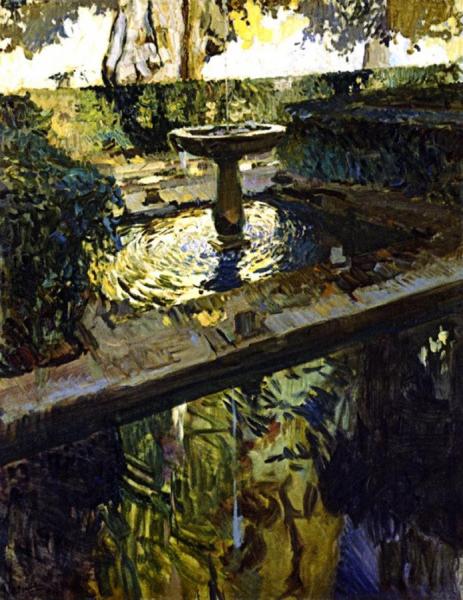 Generalife, Granada by Joaquín Sorolla
