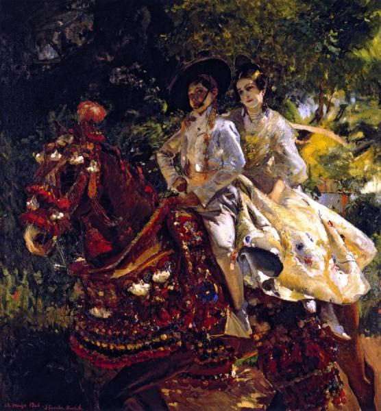 Grupa Valenciana by Joaquín Sorolla