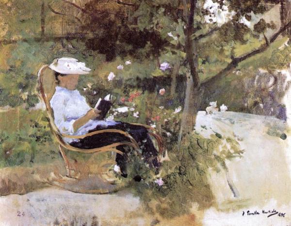 In The Garden by Joaquín Sorolla