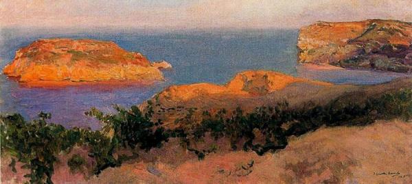Isla Del Cap Marti, Javea by Joaquín Sorolla