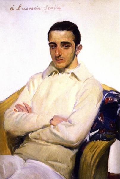 Jose Luis Mariano Benlliure Arana by Joaquín Sorolla