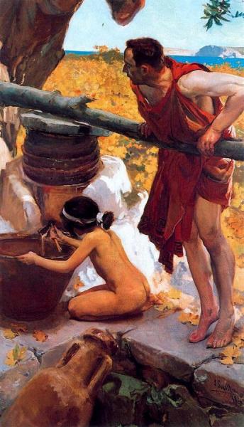 La Prenssa by Joaquín Sorolla