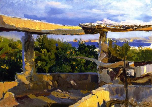 Noria. Javea by Joaquín Sorolla