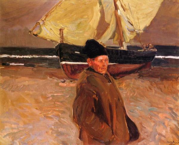 Old Valencian Fisherman by Joaquín Sorolla