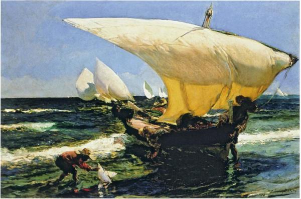 Joaquín Sorolla On The Coast Of Valencia