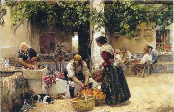 Orange Seller by Joaquín Sorolla