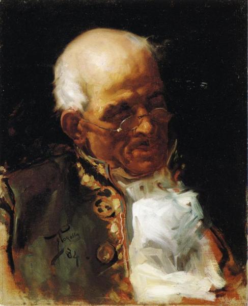 Portrait Of A Caballero by Joaquín Sorolla
