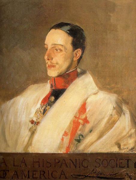 Portrait Of King Alfonso by Joaquín Sorolla
