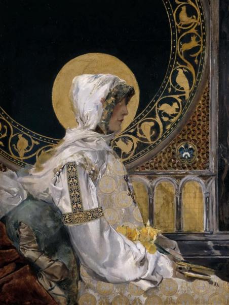 Praying Saint by Joaquín Sorolla