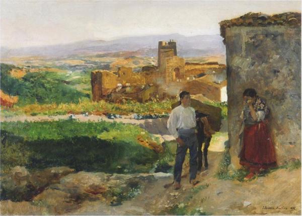 Ruins Of Bunol by Joaquín Sorolla