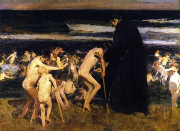 Sad Inheritance by Joaquín Sorolla