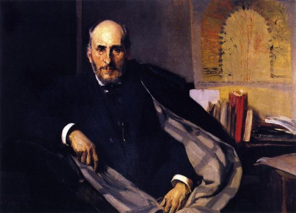 Santiago Ramon Y Cajal by Joaquín Sorolla