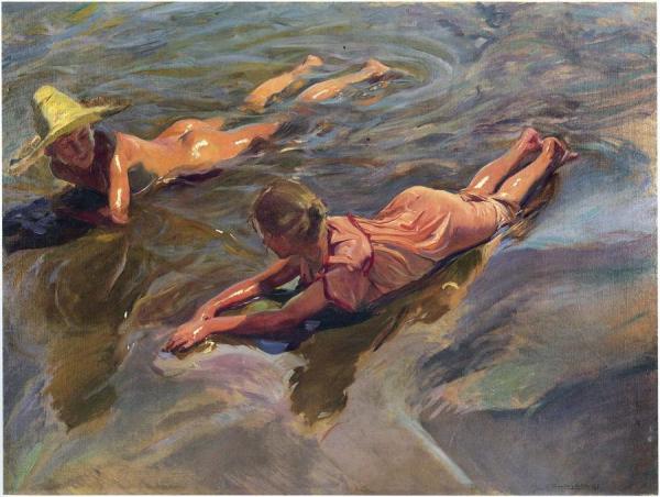 Sea Idyll by Joaquín Sorolla