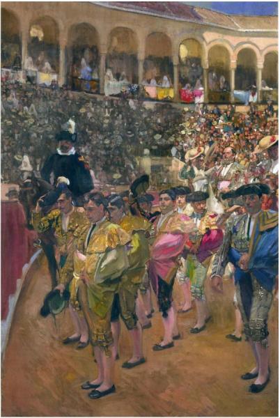 Seville, The Bullfighters by Joaquín Sorolla