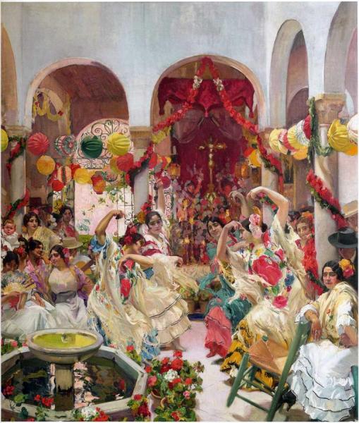 Seville, The Dance by Joaquín Sorolla