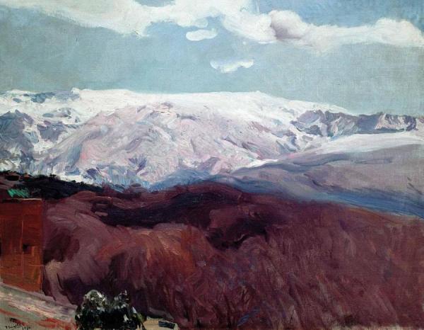 Sierra Nevada In Winter by Joaquín Sorolla