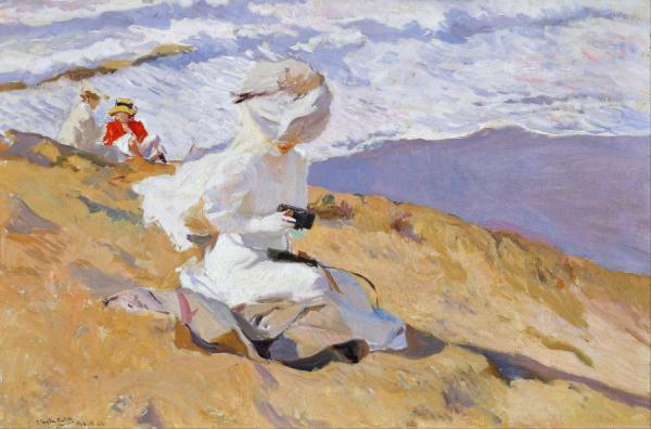 Snapshot, Biarritz by Joaquín Sorolla