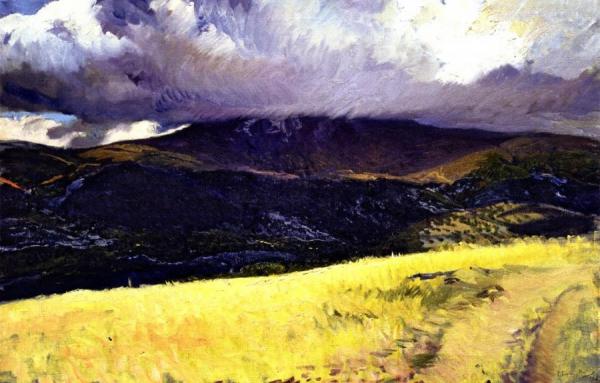 Storm Over Peñalara, Segovia by Joaquín Sorolla