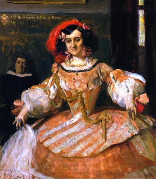 The Actress Maria Guerrero As 'la Dama Boba' by Joaquín Sorolla