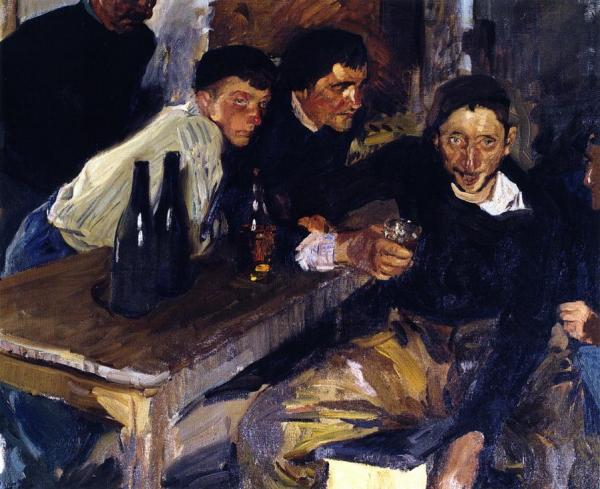 The Drunkard, Zarauz by Joaquín Sorolla