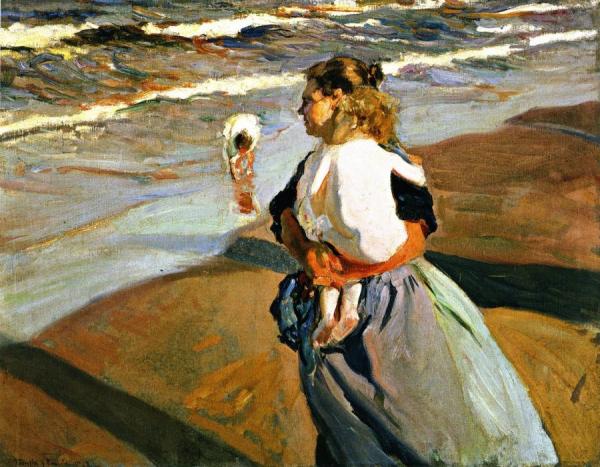 The Grandson by Joaquín Sorolla
