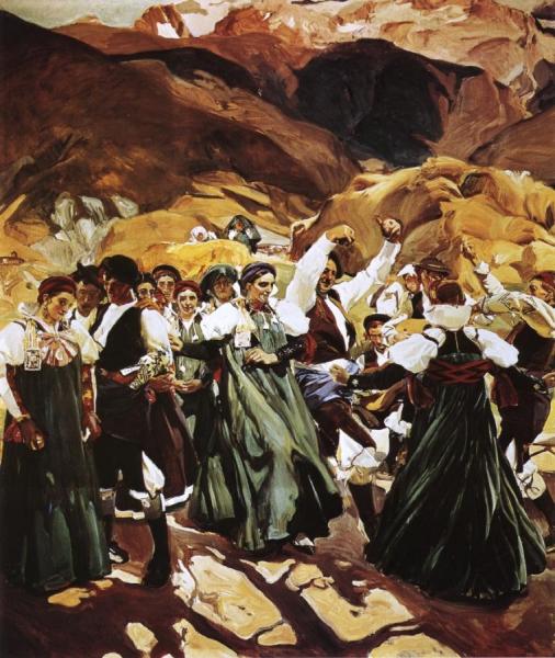 The Jota (aragon) by Joaquín Sorolla