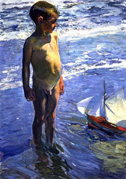 The Little Boatman by Joaquín Sorolla