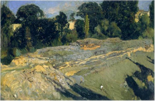 The Outskirts Of Segovia by Joaquín Sorolla