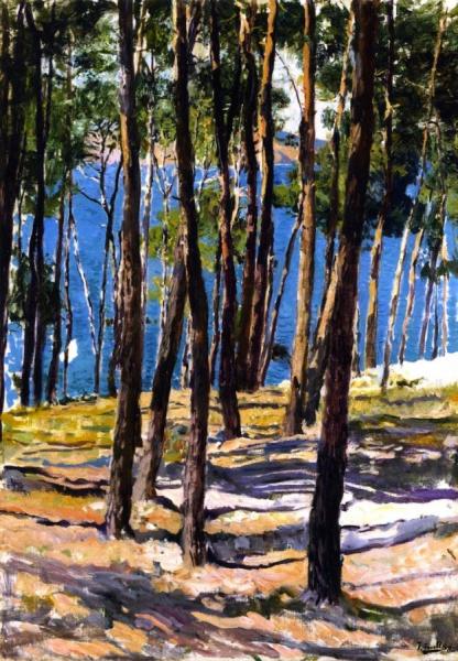 The Pines Of Galicia by Joaquín Sorolla